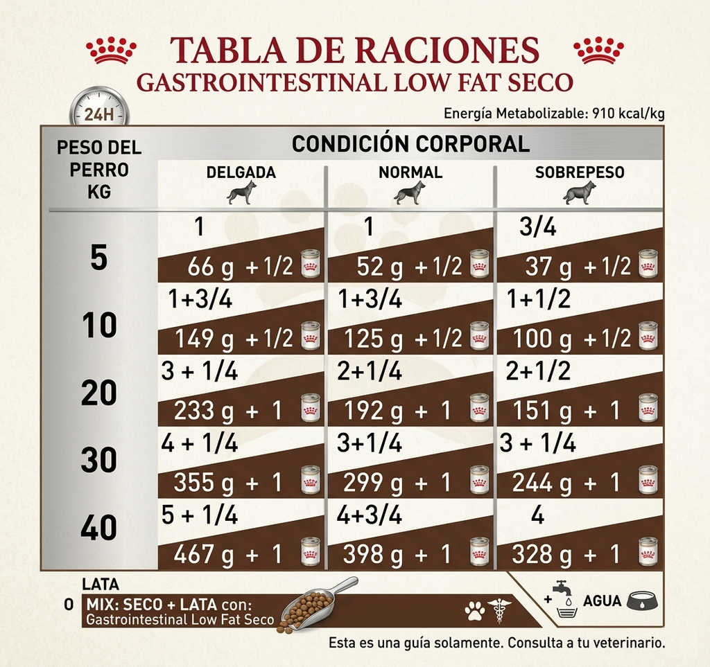 Royal Canin Gastrointestinal Low Fat - Alimento húmedo para perro