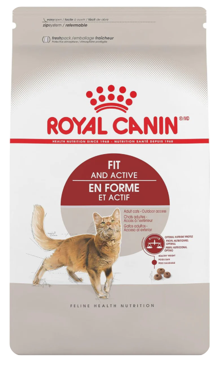 Royal Canin Fit and Active 3.1 Kg - Alimento Seco para Gatos Adultos Activos