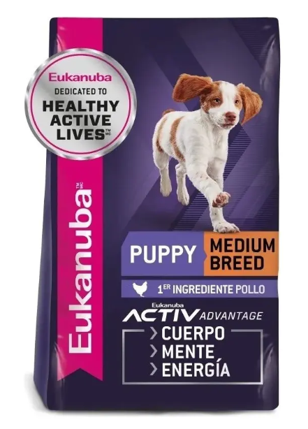Eukanuba Puppy Medium Breed 13.6 Kg - Alimento para Cachorros Raza Mediana