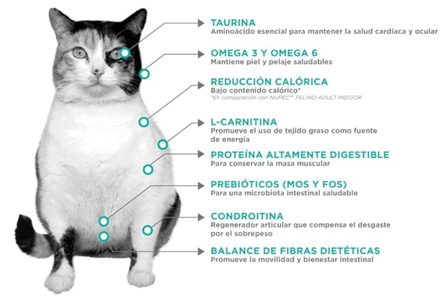 Nupec Felino Weight Care 1.5 Kg - Alimento Especializado para Control de Peso en Gatos