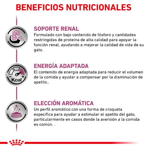Royal Canin Veterinary Diet Renal Support F 3 kg - Alimento Seco para Gato con insuficiencia renal