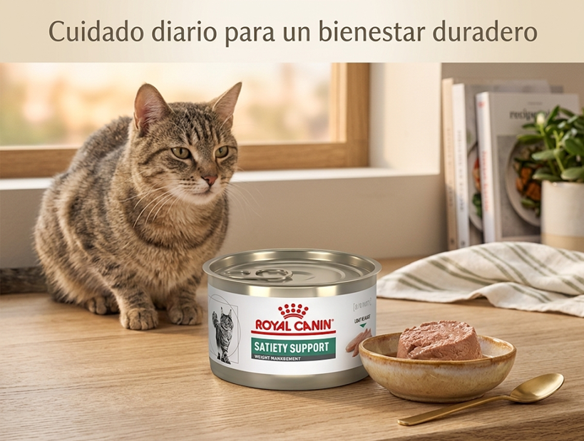 Royal Canin Veterinary Diet Satiety 145 g - Alimento Húmedo para Gatos