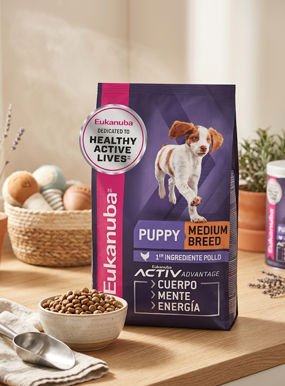 Eukanuba Puppy Medium Breed 13.6 Kg - Alimento para Cachorros Raza Mediana