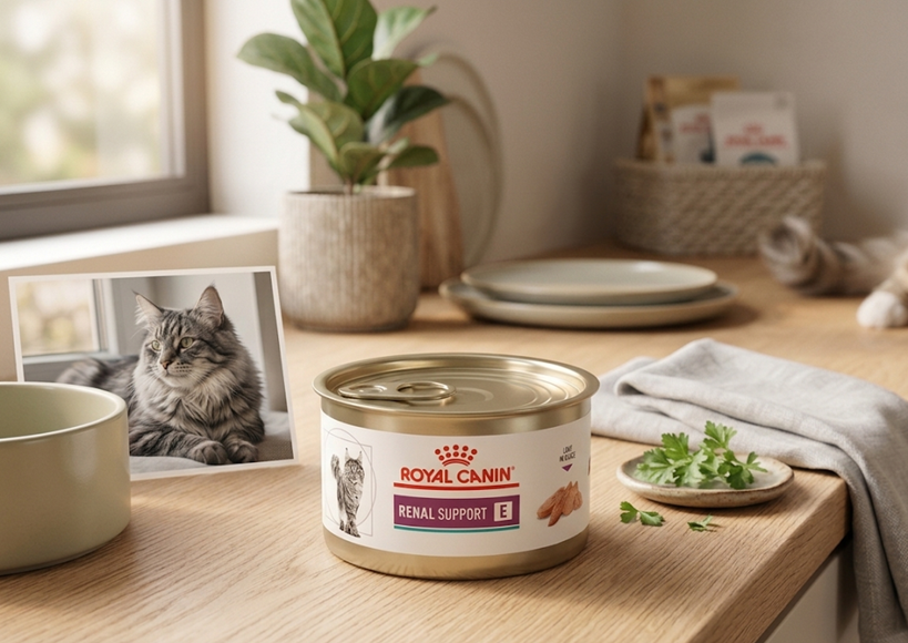 Royal Canin Renal Support E Feline 85g - Alimento Húmedo para Gatos con Insuficiencia Renal