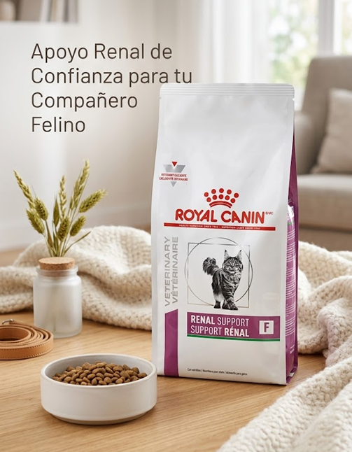 Royal Canin Veterinary Diet Renal Support F 3 kg - Alimento Seco para Gato con insuficiencia renal